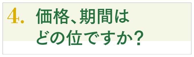 いくら？飲用期間は？